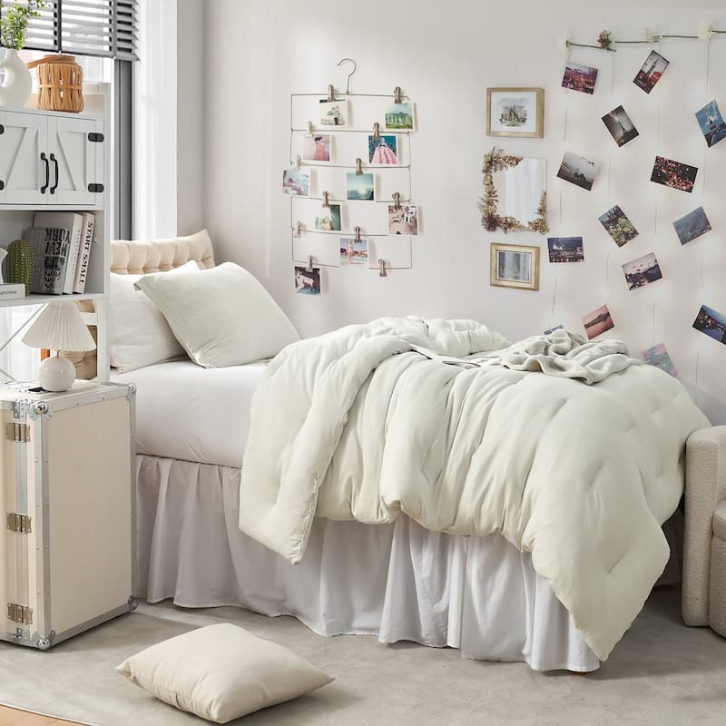 Summertime Thick® - Coma Inducer® Oversized Comforter Set - Twin XL - White Onyx