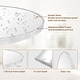 preview thumbnail 23 of 74, Modern Arched Full Length Aluminum Alloy Floor Mirror Standing Mirror