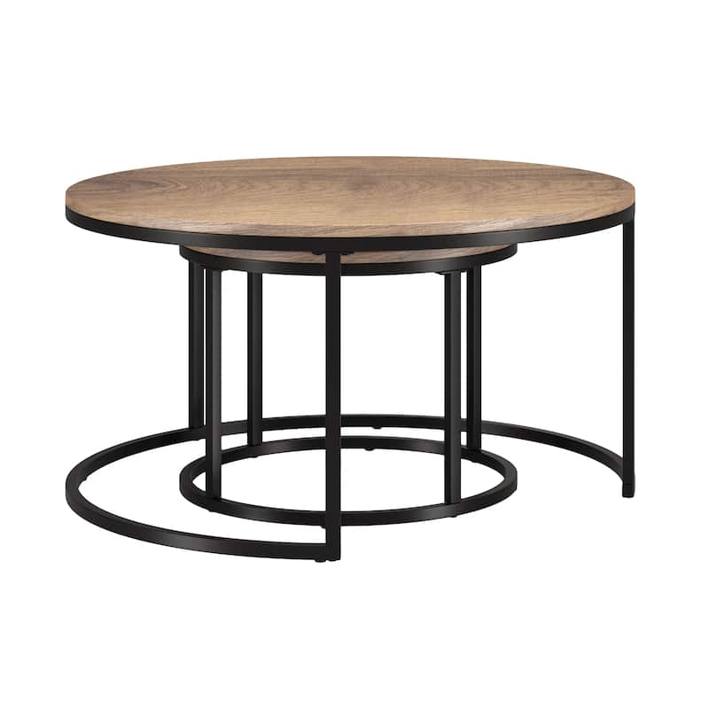 Watson Round Nested Coffee Table with MDF Top