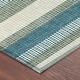 preview thumbnail 20 of 149, Machine Washable Indoor/ Outdoor Cabana Stripe Chantille Rug