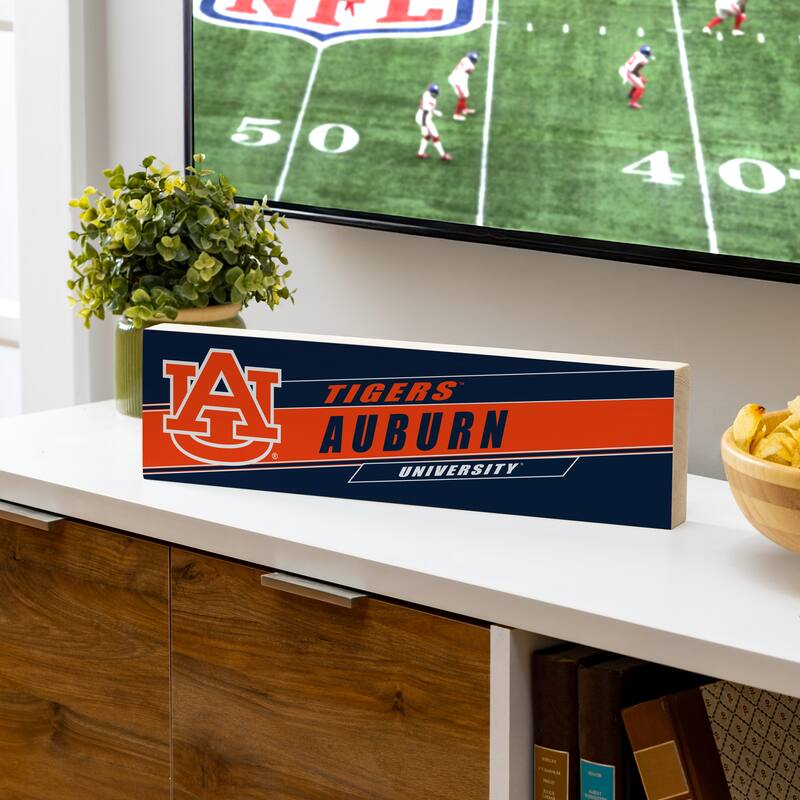 Auburn University Plock, Down Home Fans, 6x6 - 5" x 18"
