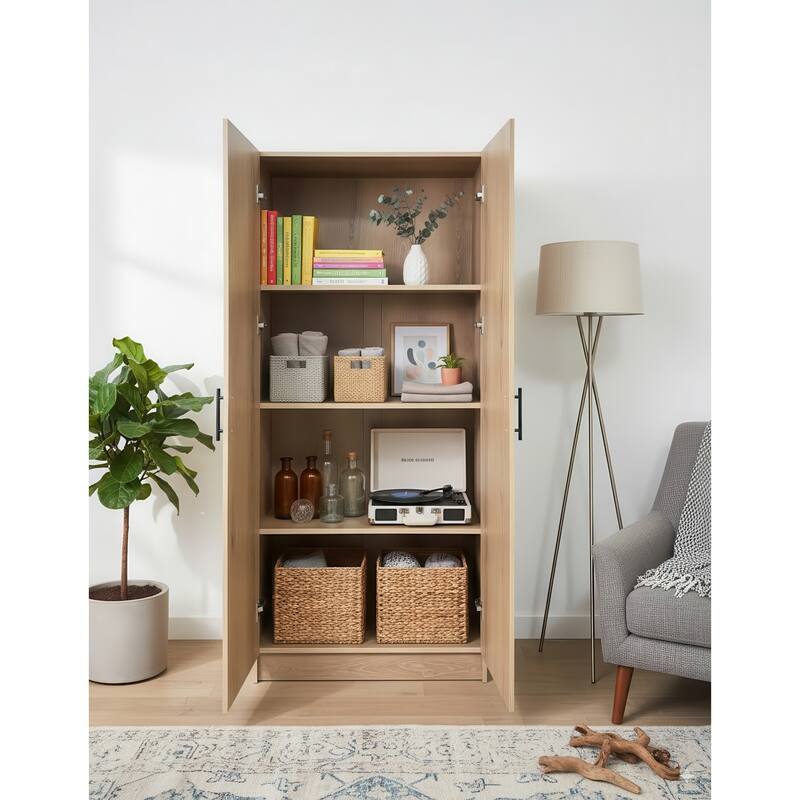 Modex Multi-Purpose Utility Storage Cabinet - W 31.5″ × D 15.7″ × H 70.9″