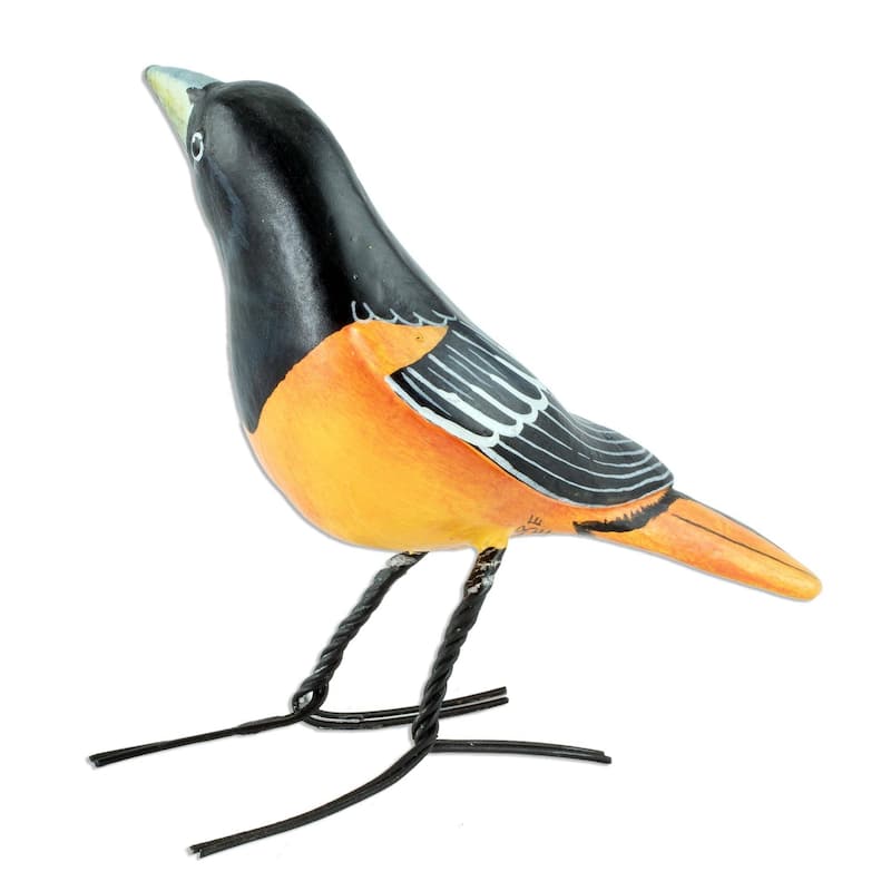 Ceramic figurine, 'Baltimore Oriole'