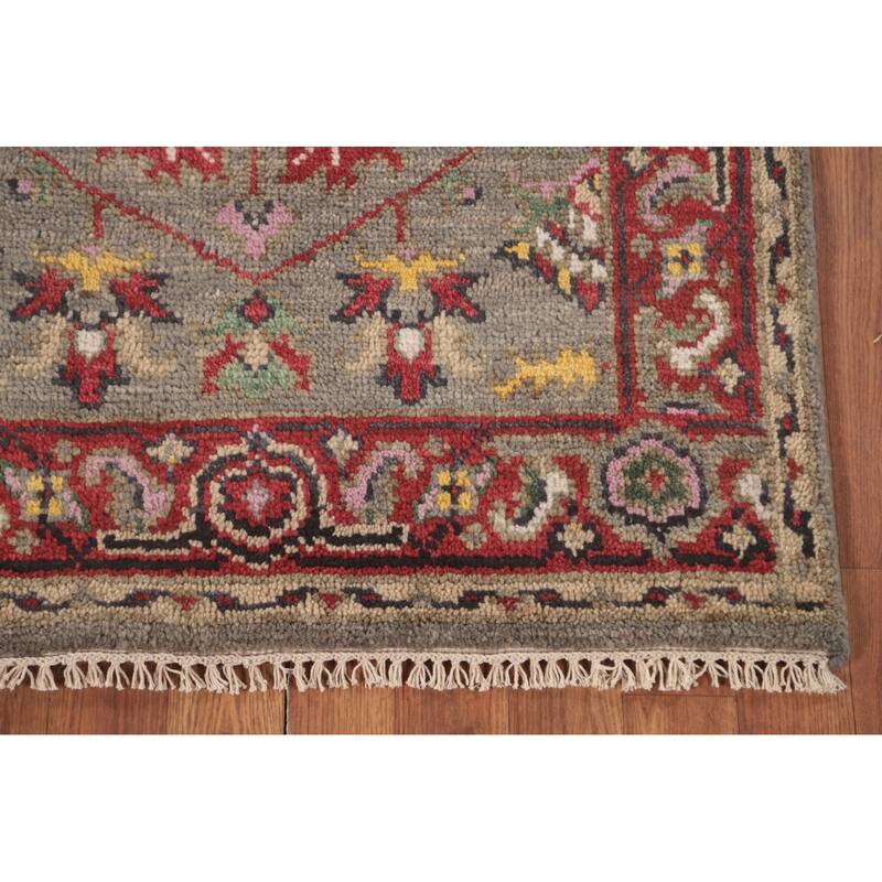 Heriz-Serapi Oriental Accent Rug Handmade Floral Wool Carpet - 2'11"x 5'1"