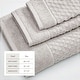 preview thumbnail 7 of 197, Linery & Co. Cotton Diamond Waffle Texture Bath Towels