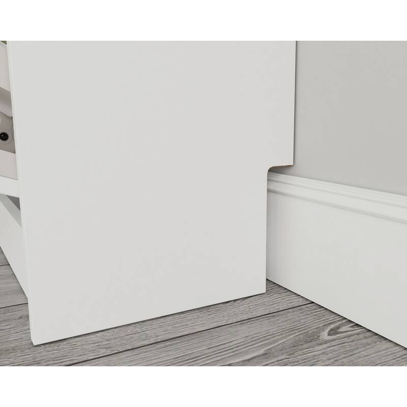 Shoe Storage Cabinet White 3a