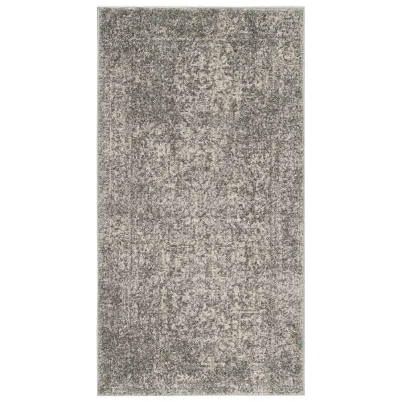 SAFAVIEH Evoke Quinn Vintage Distressed Rug - 2'2" x 4' - Silver/Ivory