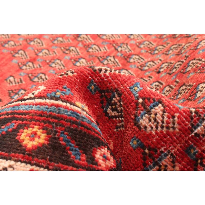 ECARPETGALLERY Hand-knotted Andelz Red Wool Rug - 3'10 x 6'0