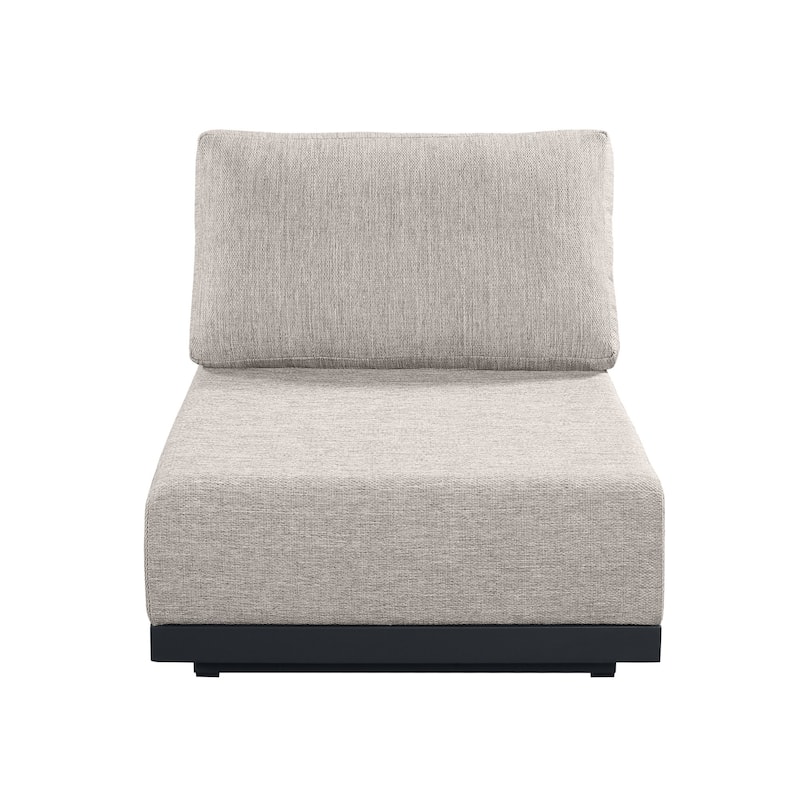 Oslo Aluminum Outdoor Upholstered Lounge Chair