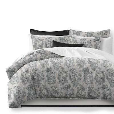 Kaelan Black Comforter and Pillow Sham(s) Set