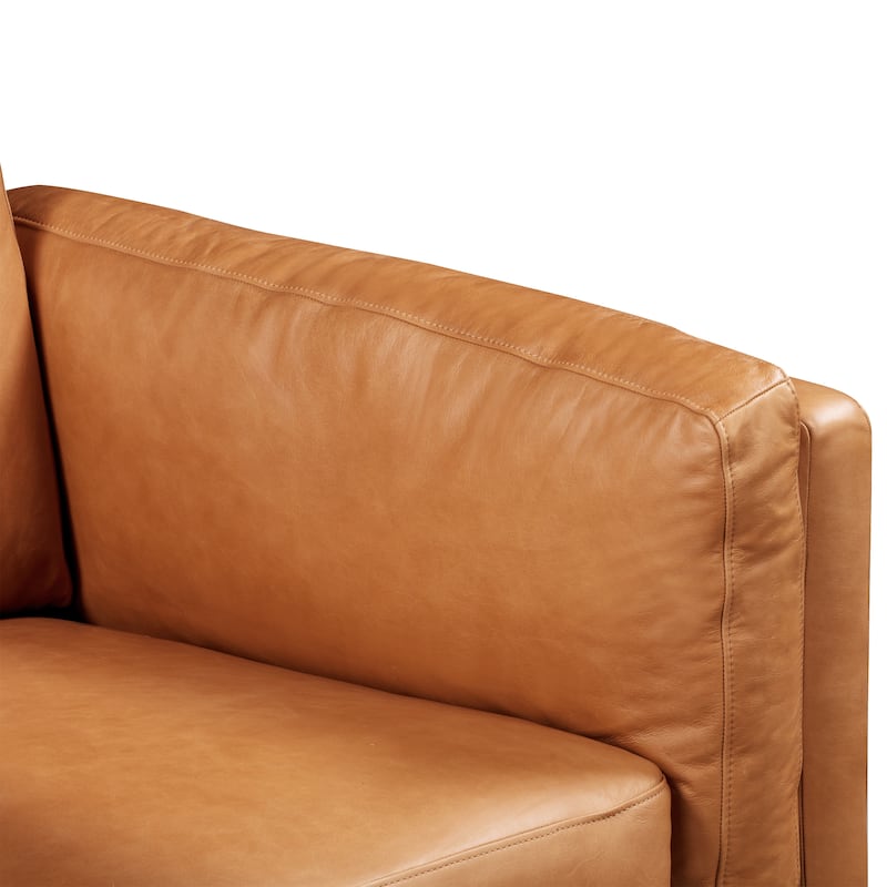Poly and Bark Cadiz Lounge Chair - Genuine Italian Leather