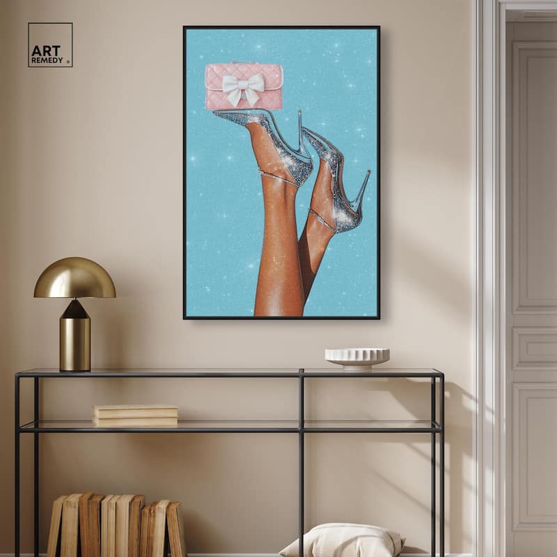 Clutch Purse on Display Canvas by Art Remedy