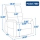 preview thumbnail 7 of 17, Dual Motor Power Lift Recliner Chair with Power-Remote & Heat Massage, Electric Leather Adjustable Reclining Sofa
