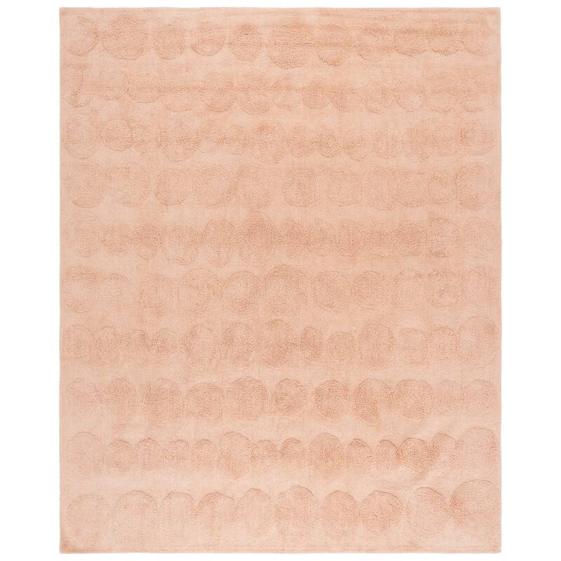 SAFAVIEH Handmade Easy Care Oprita Machine Washable Cotton Rug - 8' x 10' - Pink