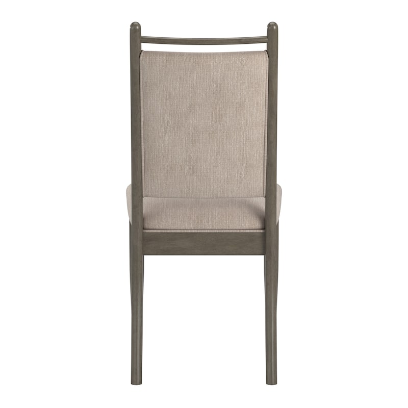 Harstad Wood Finish Beige Fabric Dining Chair (Set of 2) by iNSPIRE Q Modern