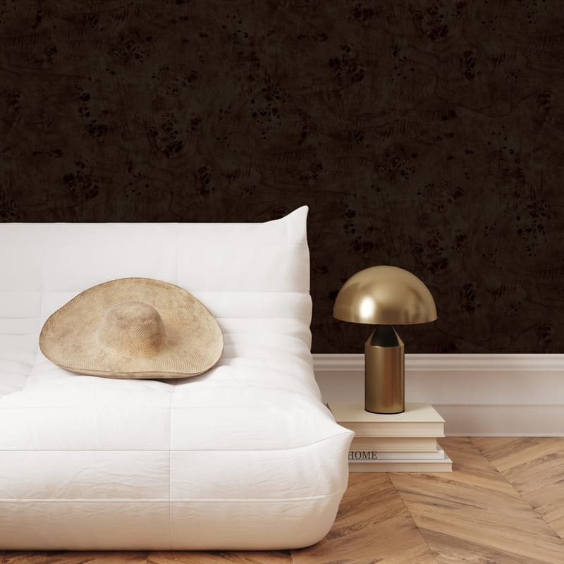 Modern Burl Peel and Stick Wallpaper by Jeremiah Brent - 28 sq. ft.