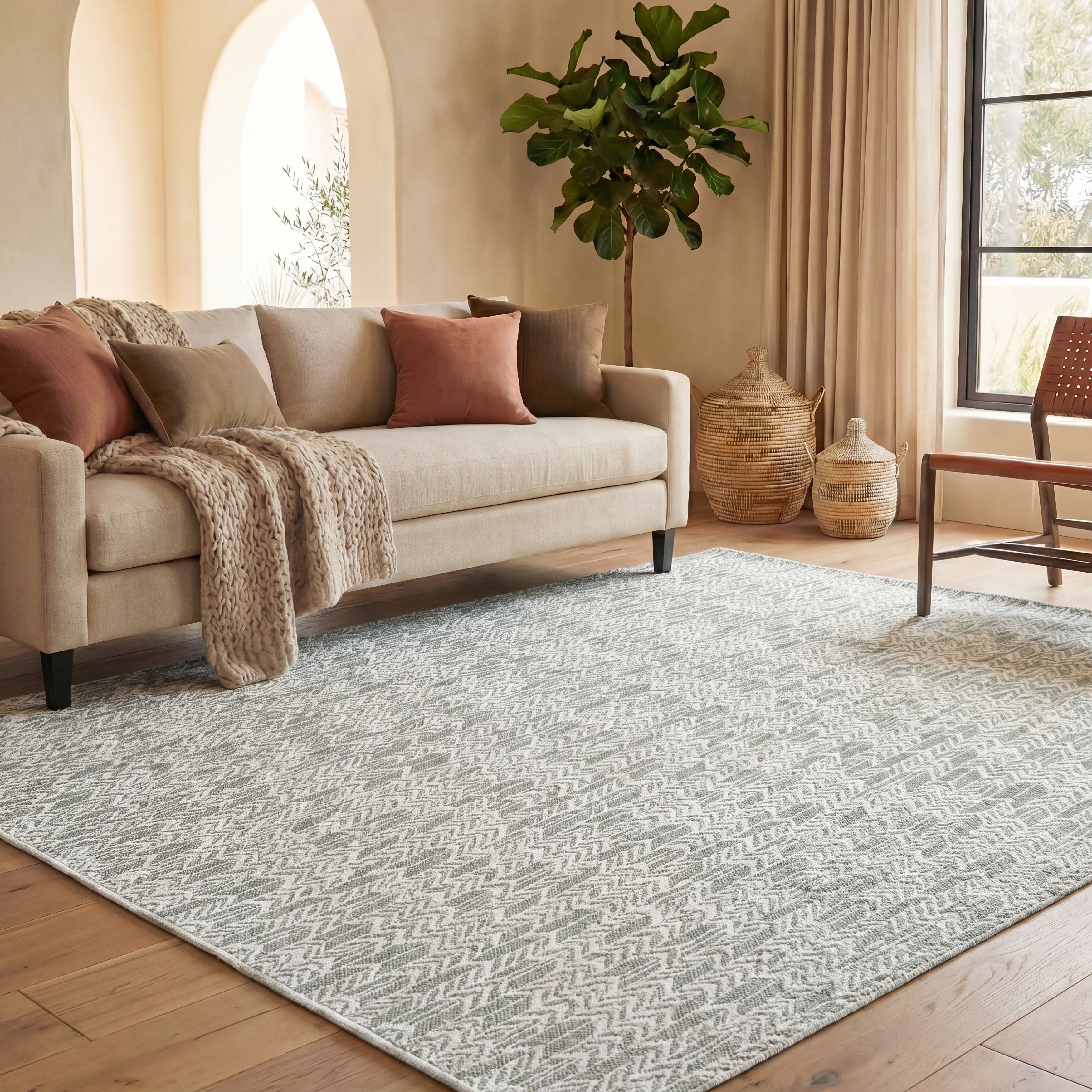 SAFAVIEH Handmade Flatweave Montauk Sjan Casual Cotton Rug
