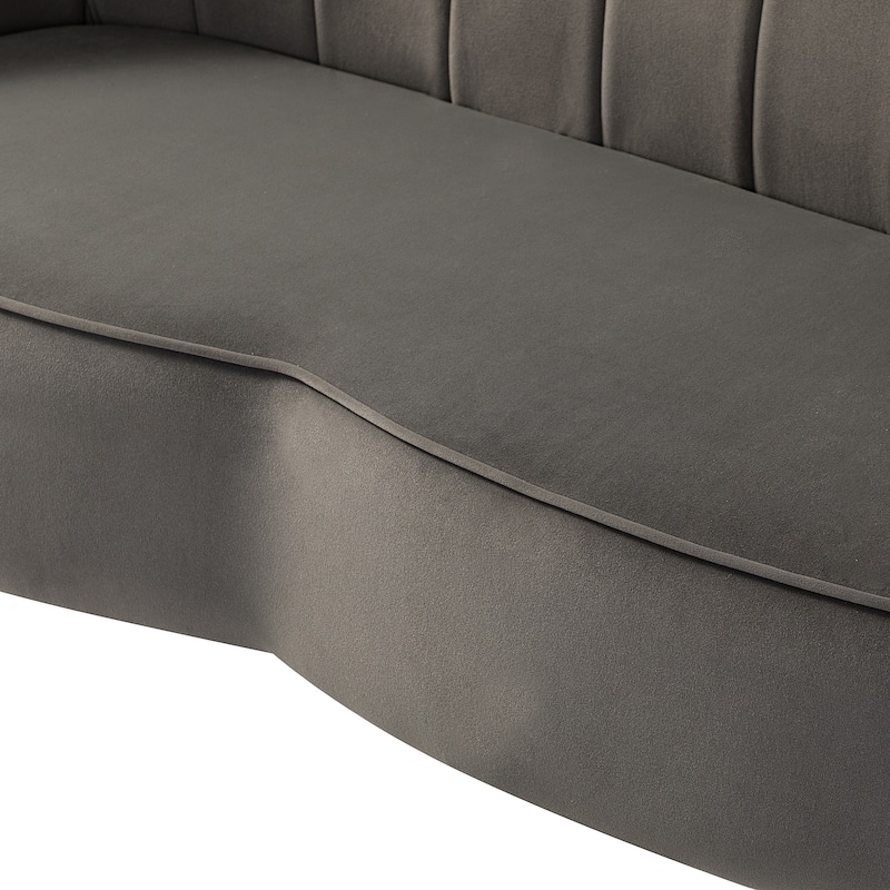 Xabier 52''Loveseat with Flower Shaped Back Design