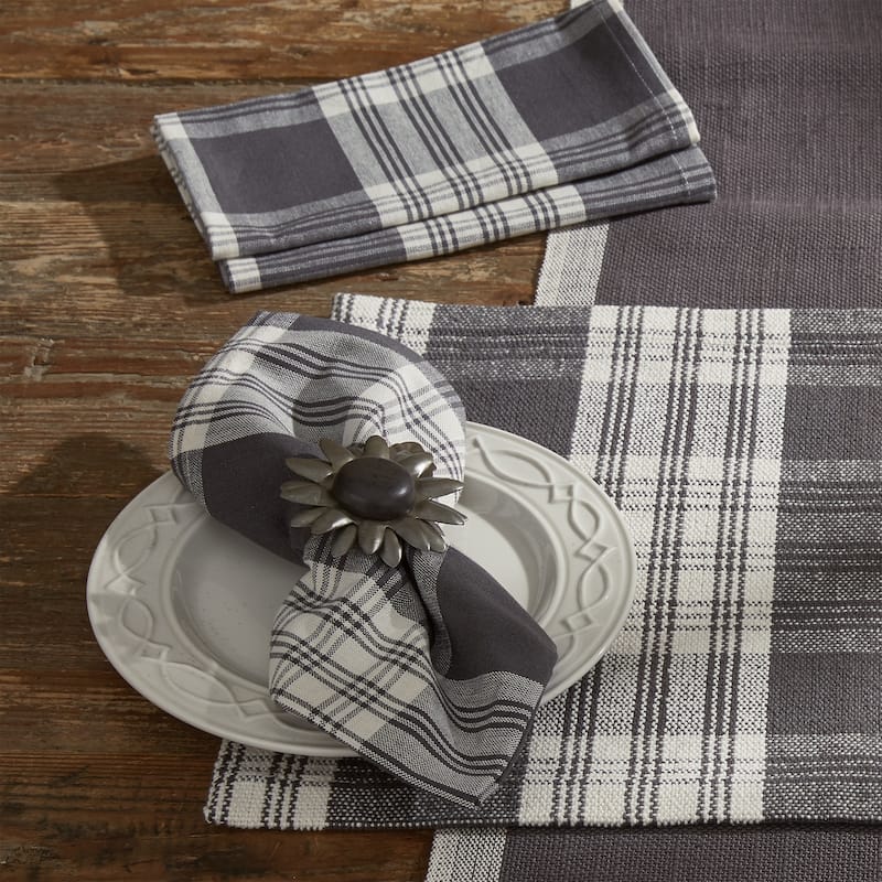 Park Designs Slate Dylan Napkin Set of 4 - 18" x 18"