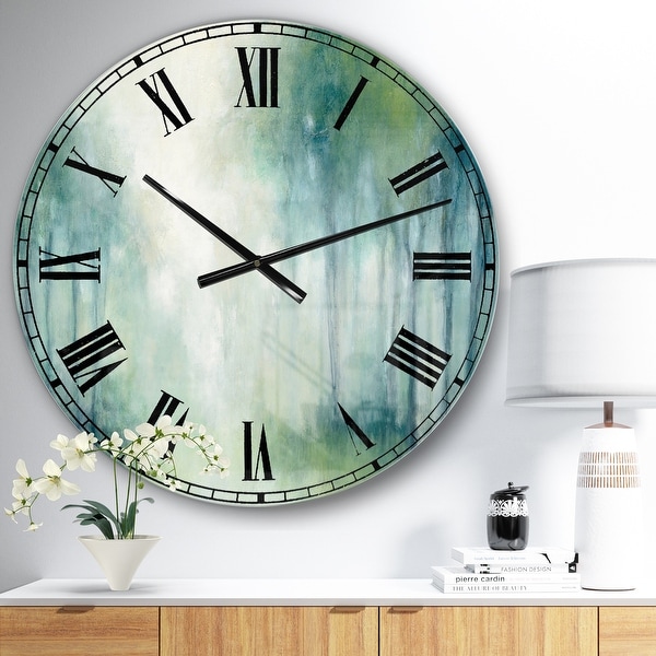 Designart 'Walk in the Forest' Traditional Landscape Large Wall CLock. Opens flyout.