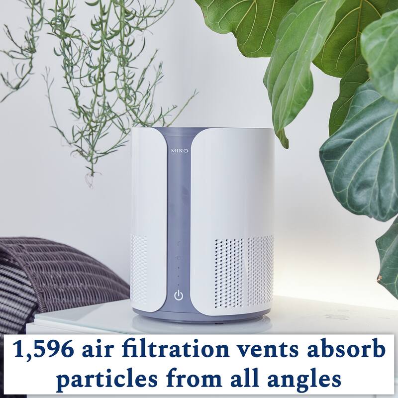 Miko True HEPA Air Purifier For Home with Essential Oil Diffuser
