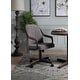 preview thumbnail 9 of 16, Casual Dining Cushion Swivel-and-Tilt Rolling Caster Chair Grey
