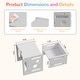 preview thumbnail 3 of 13, PAKASEPT Montessori Weaning Table and Chair Set, Kids Table and Chair Set