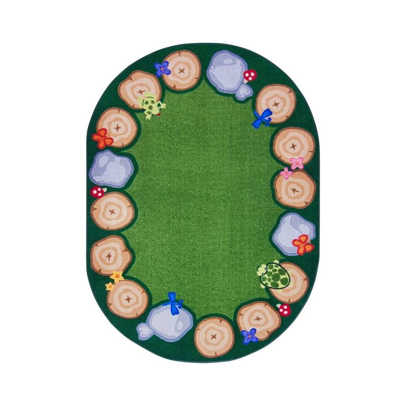 Multi - durable soft decorative rug for home, living room & bedroom - 7' x 7' Round