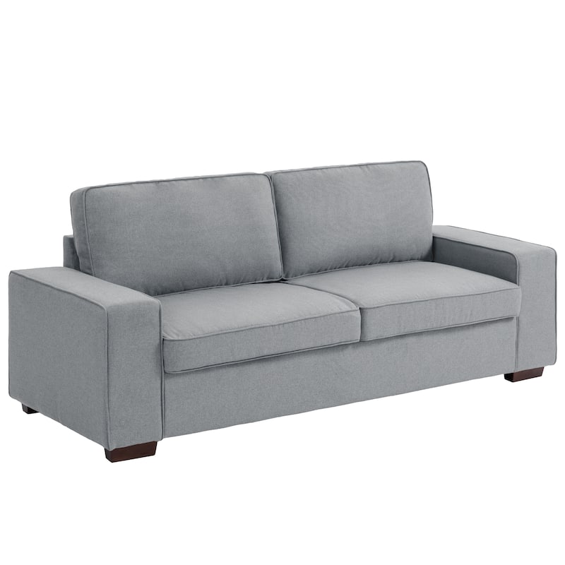 80" Linen 3-Seat Sofa Living Room Loveseat