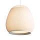 preview thumbnail 1 of 2, Golden Lighting Tela Integrated LED 18in Pendant in Sand Yellow - Beige