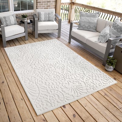 My Texas House Bluebonnets High Low Indoor Outdoor Area Rug
