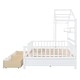 preview thumbnail 7 of 16, Wooden Full Size House Bed with 2 Drawers,Kids Bed with Storage Shelf