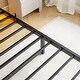 preview thumbnail 10 of 83, LED Platform Bed with Headboard&USB Charging Station