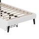 preview thumbnail 8 of 6, Twin Size Upholstered Princess Bed With Crown Headboard and 2 Drawers