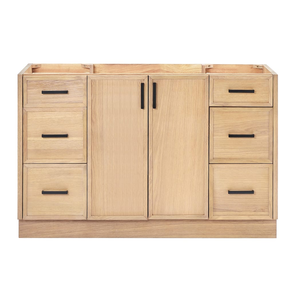 Ariel K54-BC Kelly 54" Double Free Standing Vanity Cabinet Only
