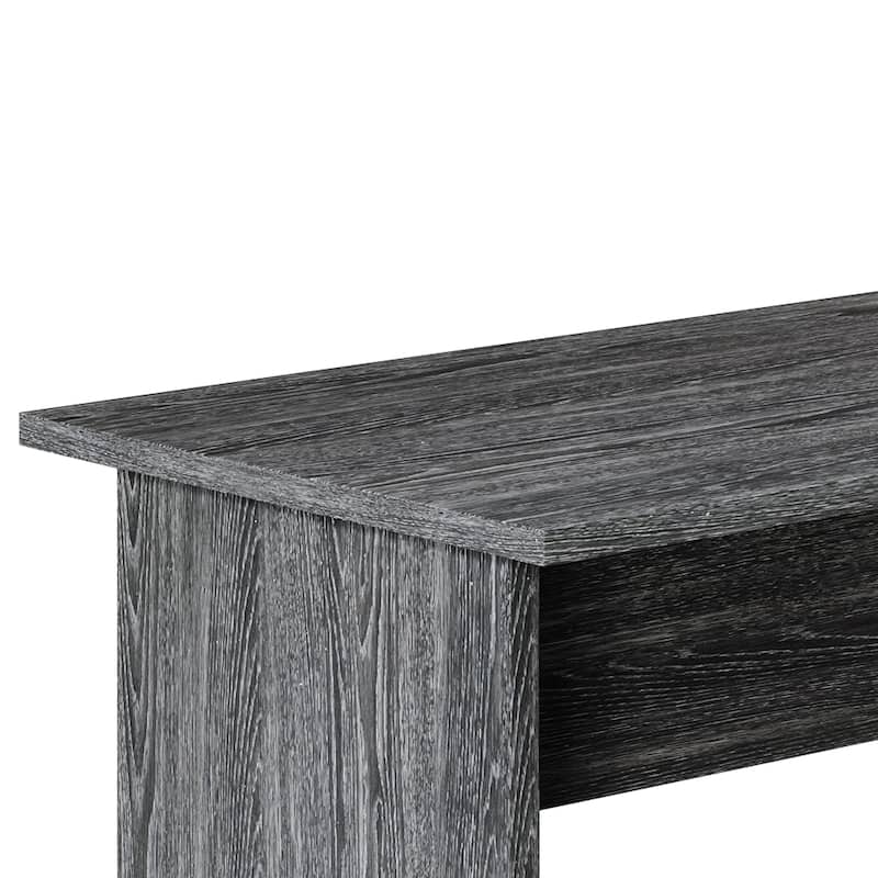 CraftPorch Contemporary L-Shape Writing Desk with Cabinet