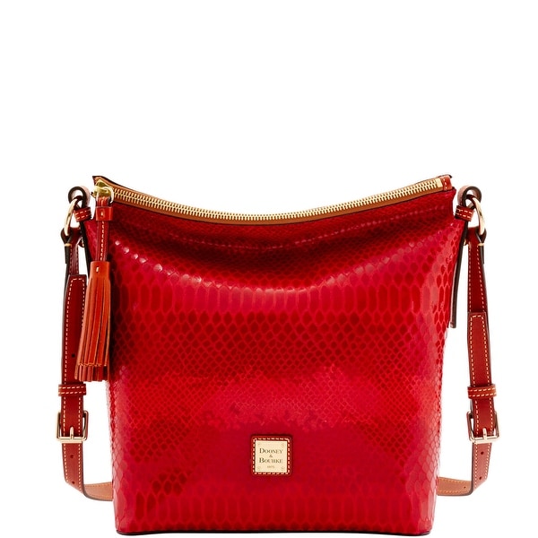 Dooney & Bourke Snake Small Dixon (Introduced by Dooney & Bourke at $268 in Nov 2016) - Red
