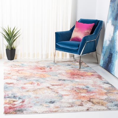 SAFAVIEH Calista Shag Andresa Abstract 1-inch Thick Rug