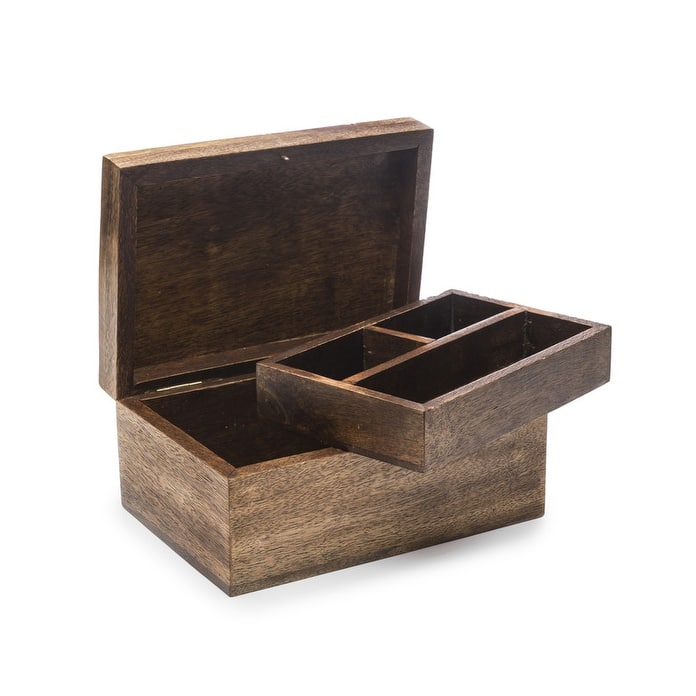 Aranyani Jewelry Box - 7" L x 4.875" W x 3.125" H