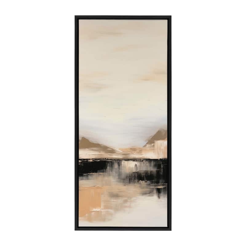 Kate and Laurel Sylvie Peaceful Landscape II Framed Canvas by Amy Lighthall