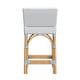 preview thumbnail 5 of 26, Serienna Rectangular Rattan Low Back 24.5"Counter Stool