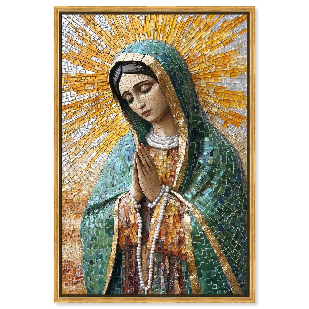 Tessellated Tepeyac Vision Canvas by Art Remedy