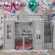 preview thumbnail 25 of 31, Twin-Over-Twin Bunk Bed with Changeable Table, Bunk Bed Castle Bed with Drawers