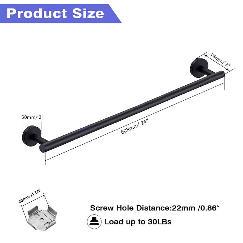 Wall Mounted Towel Bar 304 Stainless Steel Towel Rack