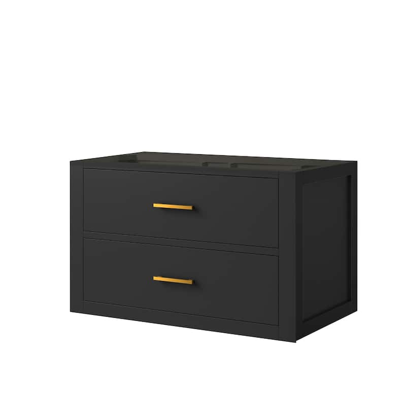 Castor Bath Vanity No Top, No Faucet, No Mirror