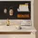 preview thumbnail 16 of 20, Kids Desk with Hutch, Wood Study Table with Storage, Writing Desk