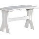 preview thumbnail 17 of 29, Poly Lumber Round Dining Table Set with 28" Benches