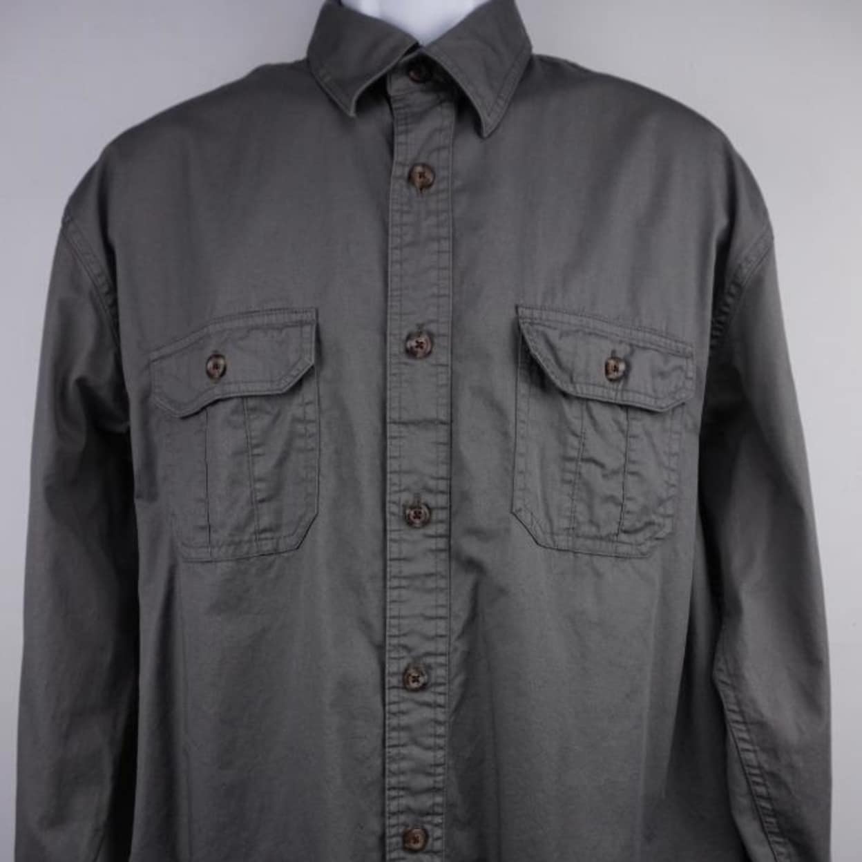 Shop Magellan Button Front Outdoor Hiking Fishing Shirt Long Sleeve Mens L Overstock 23020584