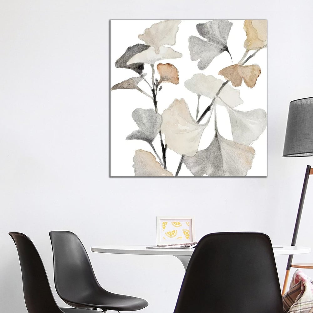 iCanvas "Neutral Ginko Stems I" by Lanie Loreth Canvas Print