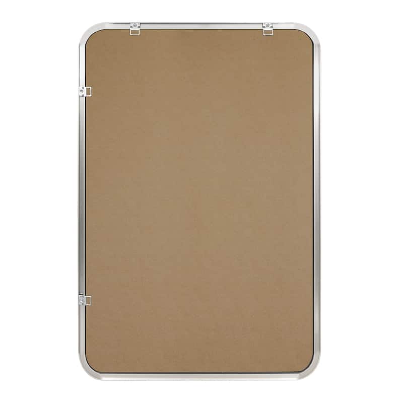 Design House Isla Modern Metal Framed Rectangle Wall Mounted Accent Mirror